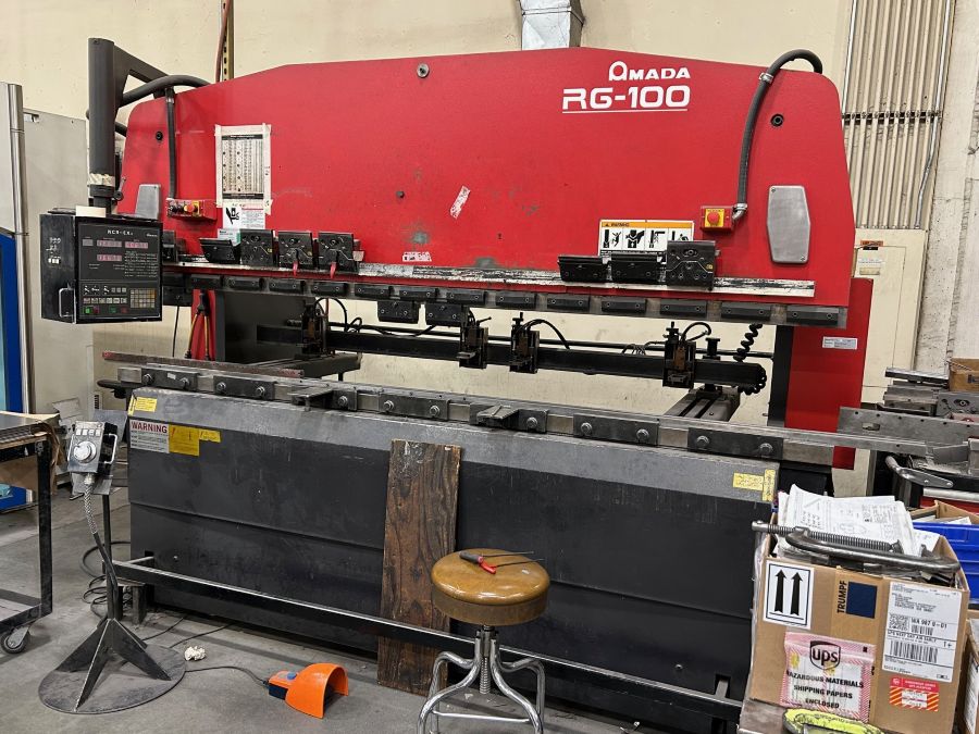 1119-Amada-RG100-Press-Brake-Front