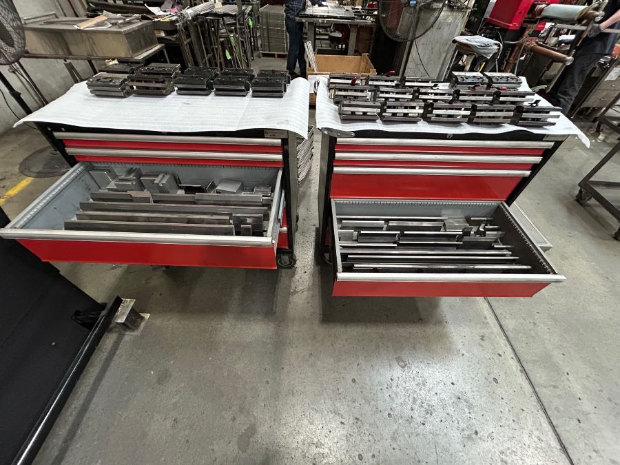 1119-Amada-RG100-Press-Brake-Tooling-and-Clamps