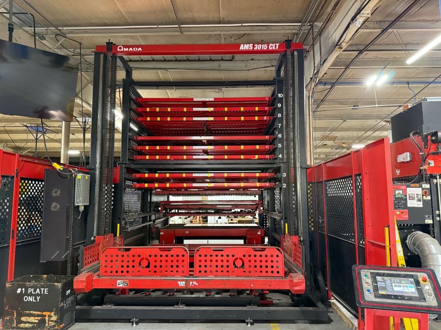 1144-Amada-ENSIS-3015AJ-Fiber-9kW-AMS-3015CLT-Tower