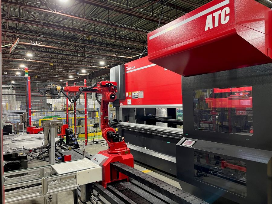 1157-Amada-HG1003ARS-ATC-and-Robot-Arm