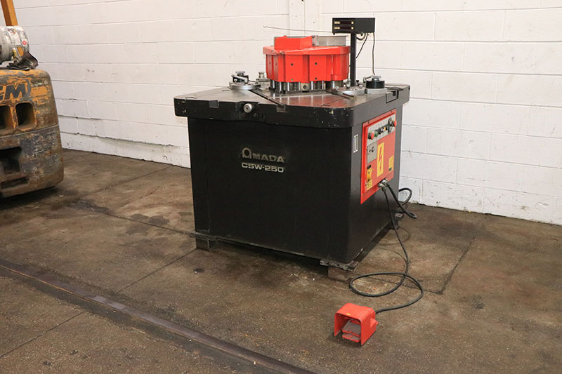 1204-Amada-CSW-250-Notcher-Front-Angle